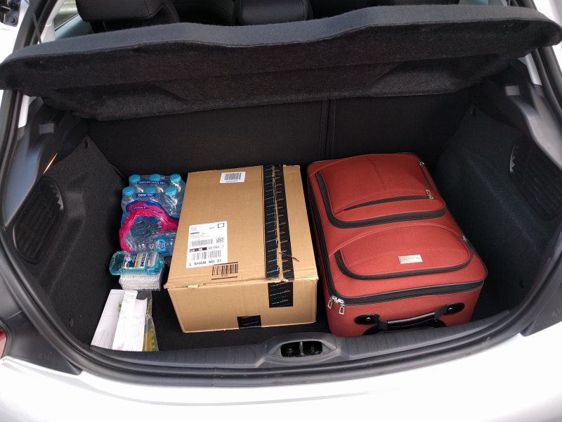 Lots of room in this trunk, unlike the Hyundai